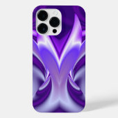 Lila Blume Regenbogen Träume iPhone Hülle (Rückseite)