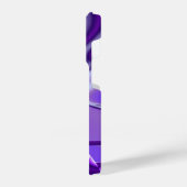 Lila Blume Regenbogen Träume iPhone Hülle (Linke Seite)