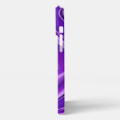 Lila Blume Regenbogen Träume iPhone Hülle (Linke Seite)