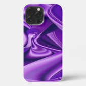 Lila Blume Regenbogen Träume iPhone Hülle (Rückseite)