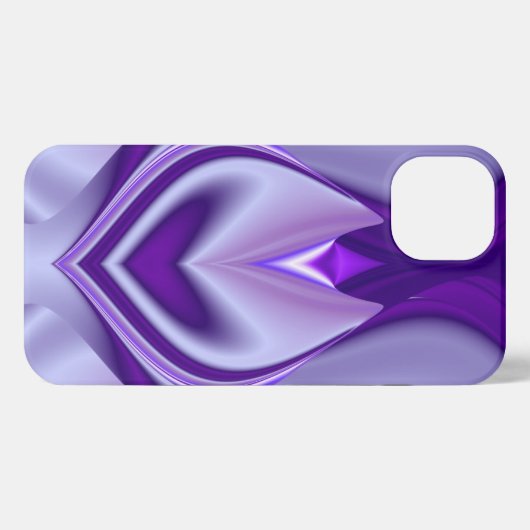 Lila Blume Regenbogen Träume iPhone Hülle (Rückseite (Horizontal))