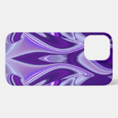 Lila Blume Regenbogen Träume iPhone Hülle (Rückseite (Horizontal))