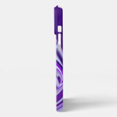 Lila Blume Regenbogen Träume iPhone Hülle (Linke Seite)