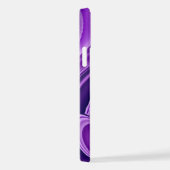 Lila Blume Regenbogen Träume iPhone Hülle (Rechte Seite)