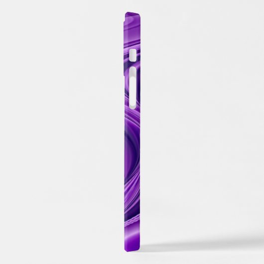 Lila Blume Regenbogen Träume iPhone Hülle (Linke Seite)