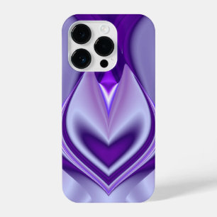 Lila Blume Regenbogen Träume iPhone 14 Pro Hülle