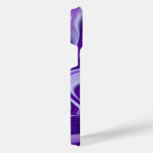 Lila Blume Regenbogen Träume iPhone Hülle (Rechte Seite)