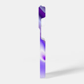 Lila Blume Regenbogen Träume iPhone Hülle (Linke Seite)