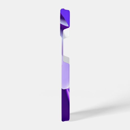 Lila Blume Regenbogen Träume iPhone Hülle (Linke Seite)