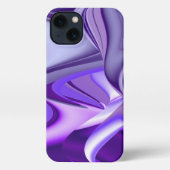 Lila Blume Regenbogen Träume iPhone Hülle (Rückseite)