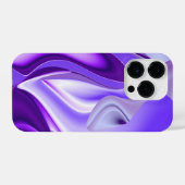 Lila Blume Regenbogen Träume iPhone Hülle (Rückseite (Horizontal))