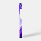 Lila Blume Regenbogen Träume iPhone Hülle (Linke Seite)