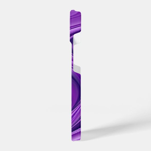 Lila Blume Regenbogen Träume iPhone Hülle (Linke Seite)