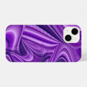 Lila Blume Regenbogen Träume iPhone Hülle (Rückseite (Horizontal))