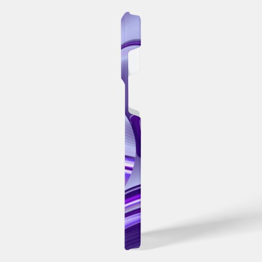 Lila Blume Regenbogen Träume iPhone Hülle (Linke Seite)