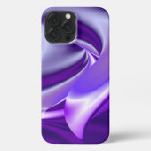 Lila Blume Regenbogen Träume iPhone Hülle (Rückseite)