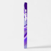 Lila Blume Regenbogen Träume iPhone Hülle (Linke Seite)