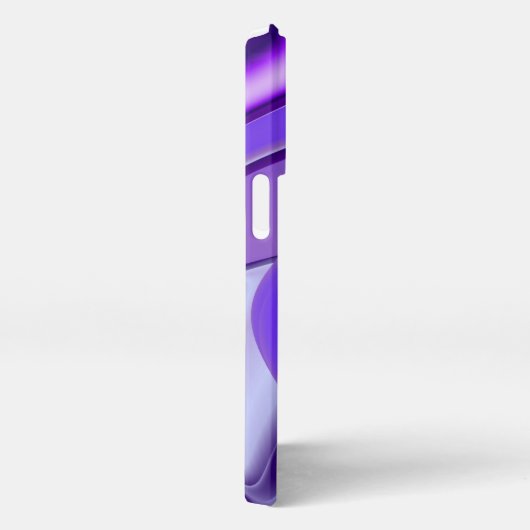 Lila Blume Regenbogen Träume iPhone Hülle (Rechte Seite)