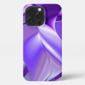 Lila Blume Regenbogen Träume iPhone Hülle (Rückseite)