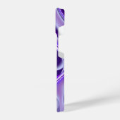 Lila Blume Regenbogen Träume iPhone Hülle (Linke Seite)