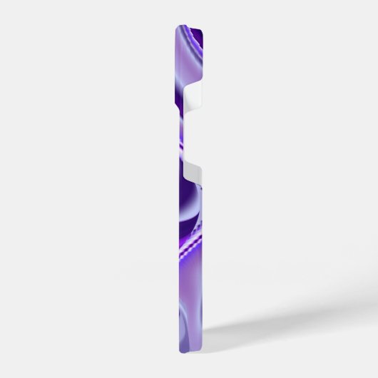 Lila Blume Regenbogen Träume iPhone Hülle (Linke Seite)