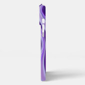 Lila Blume Regenbogen Träume iPhone Hülle (Linke Seite)