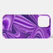 Lila Blume Regenbogen Träume iPhone Hülle (Rückseite (Horizontal))