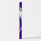 Lila Blume Regenbogen Träume iPhone Hülle (Linke Seite)