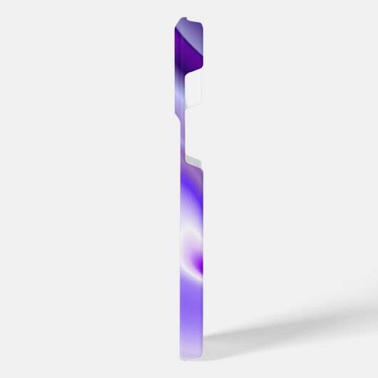 Lila Blume Regenbogen Träume iPhone Hülle (Linke Seite)