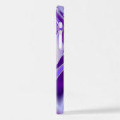 Lila Blume Regenbogen Träume iPhone Hülle (Linke Seite)