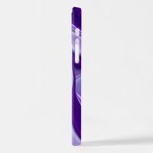 Lila Blume Regenbogen Träume iPhone Hülle (Linke Seite)