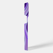 Lila Blume Regenbogen Träume iPhone Hülle (Rechte Seite)