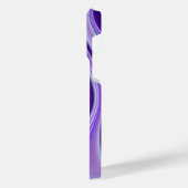 Lila Blume Regenbogen Träume iPhone Hülle (Linke Seite)