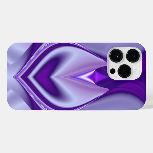 Lila Blume Regenbogen Träume iPhone Hülle (Rückseite (Horizontal))