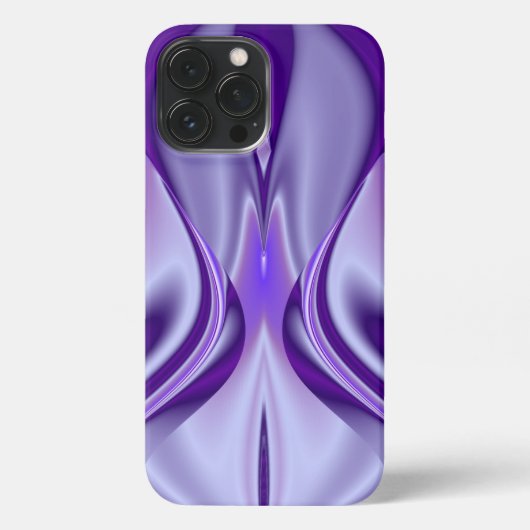 Lila Blume Regenbogen Träume iPhone Hülle (Rückseite)