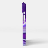 Lila Blume Regenbogen Träume iPhone Hülle (Linke Seite)