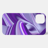 Lila Blume Regenbogen Träume iPhone Hülle (Rückseite (Horizontal))