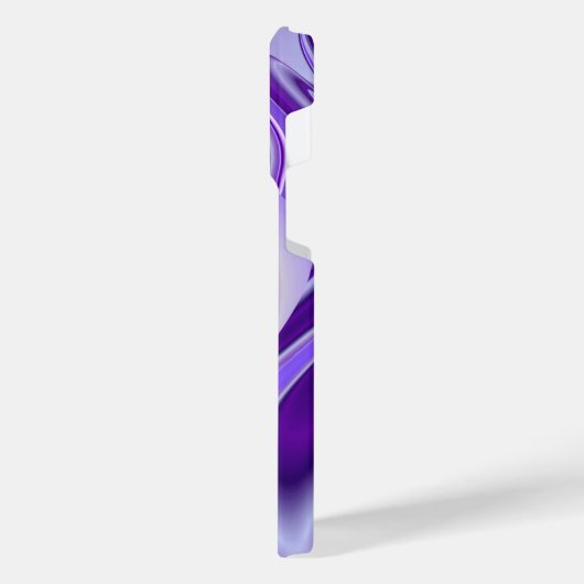 Lila Blume Regenbogen Träume iPhone Hülle (Linke Seite)