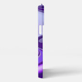 Lila Blume Regenbogen Träume iPhone Hülle (Rechte Seite)