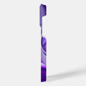 Lila Blume Regenbogen Träume iPhone Hülle (Linke Seite)