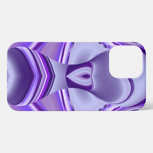 Lila Blume Regenbogen Träume iPhone Hülle (Rückseite (Horizontal))