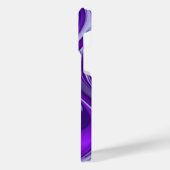 Lila Blume Regenbogen Träume iPhone Hülle (Linke Seite)