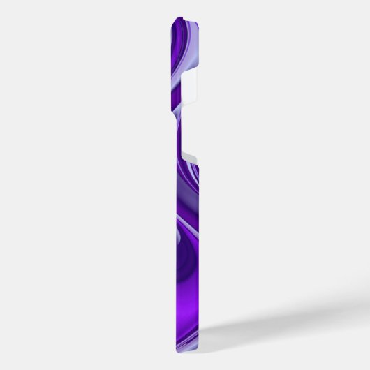 Lila Blume Regenbogen Träume iPhone Hülle (Linke Seite)