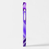 Lila Blume Regenbogen Träume iPhone Hülle (Linke Seite)