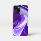 Lila Blume Regenbogen Träume iPhone Hülle (Rückseite)