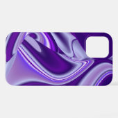 Lila Blume Regenbogen Träume iPhone Hülle (Rückseite (Horizontal))