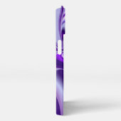 Lila Blume Regenbogen Träume iPhone Hülle (Rechte Seite)