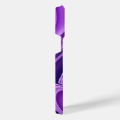 Lila Blume Regenbogen Träume iPhone Hülle (Rechte Seite)