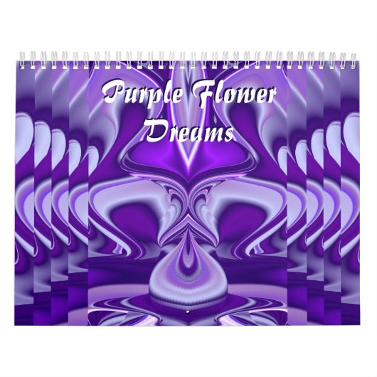 Lila Blume Regenbogen Träume Kalender (Titelbild)