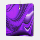 Lila Blume Regenbogen Träume Keramikornament (Links)